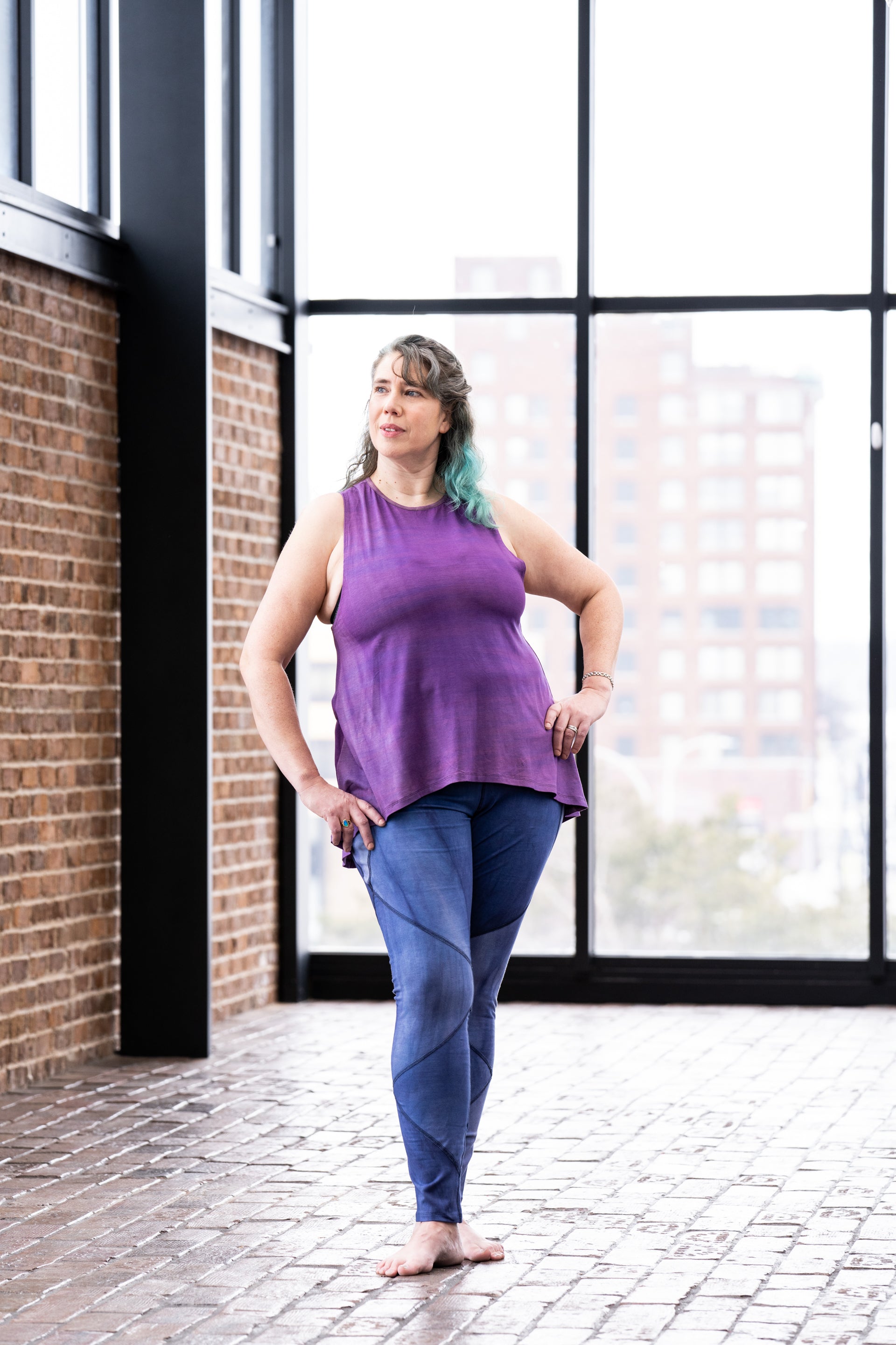 Aria Tank in Thistle