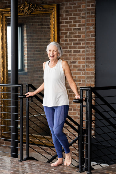 Crescendo Tank in Natural & Flax