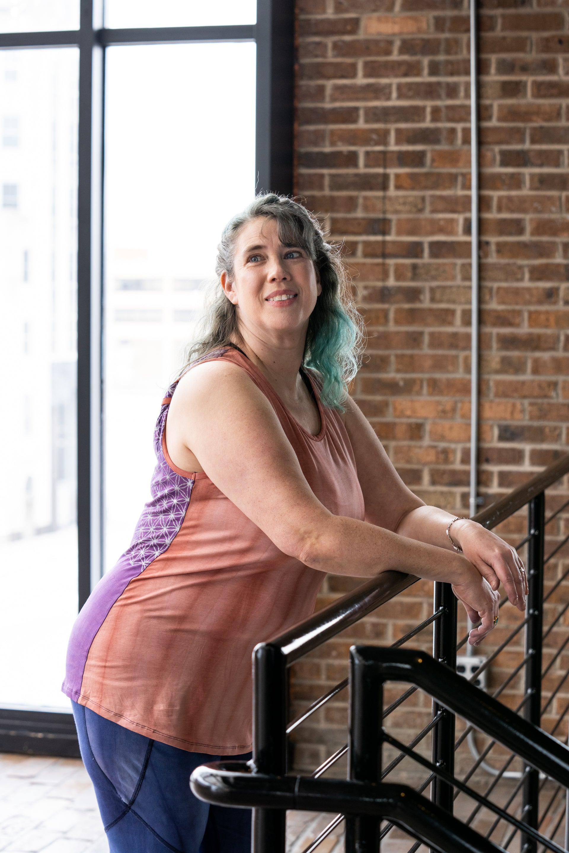 Crescendo Tank in Blossom & Thistle