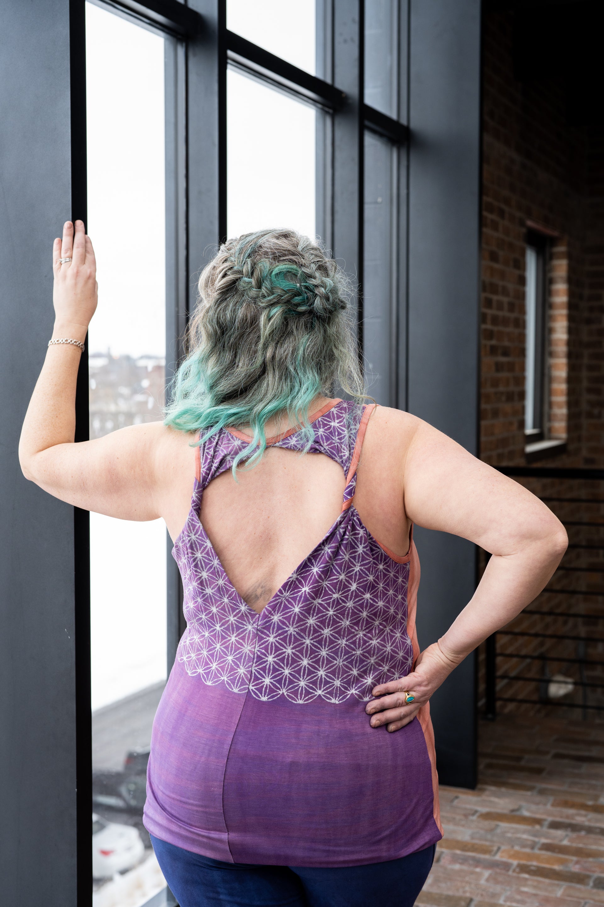 Crescendo Tank in Blossom & Thistle