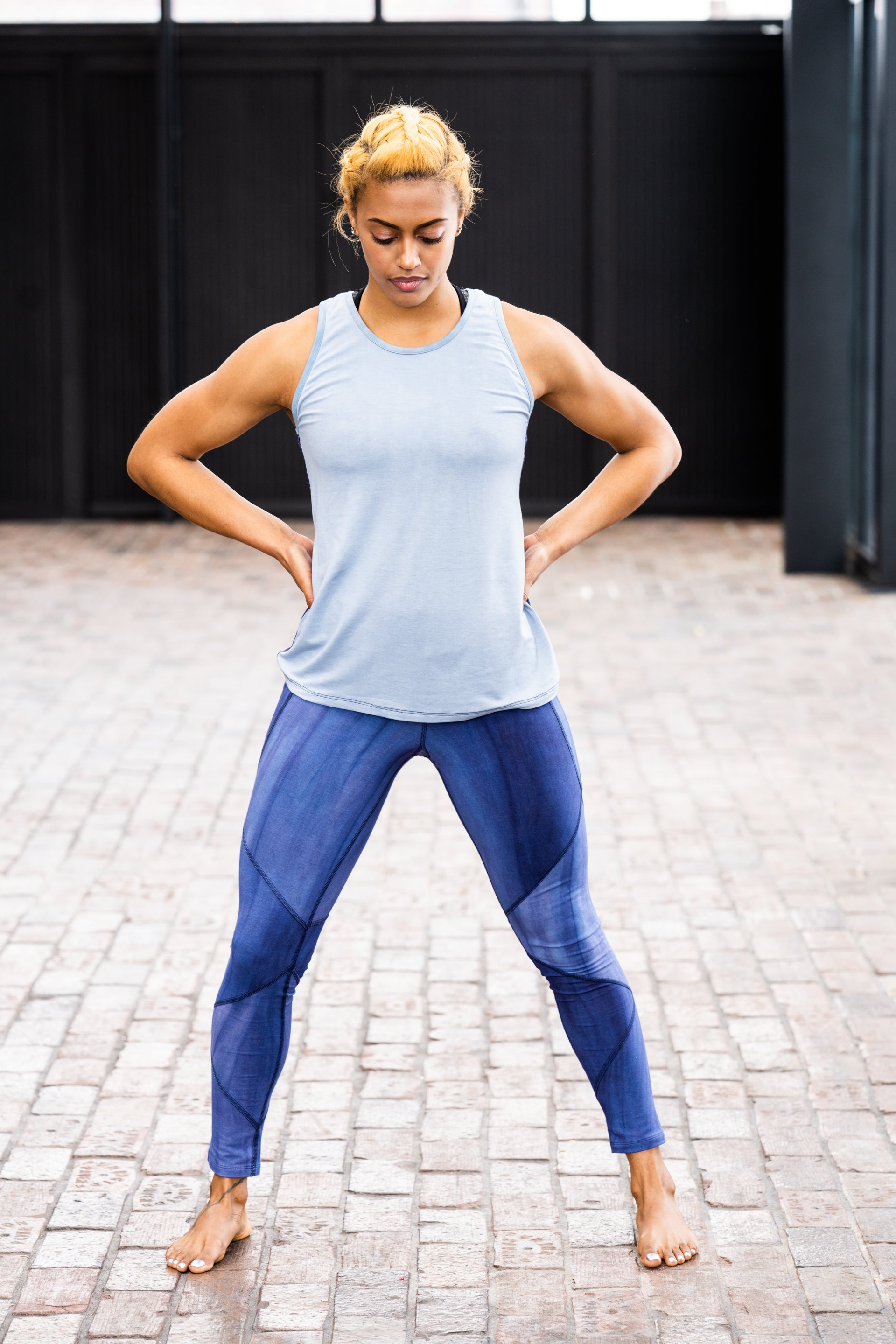 Crescendo Tank in Breeze & Indigo