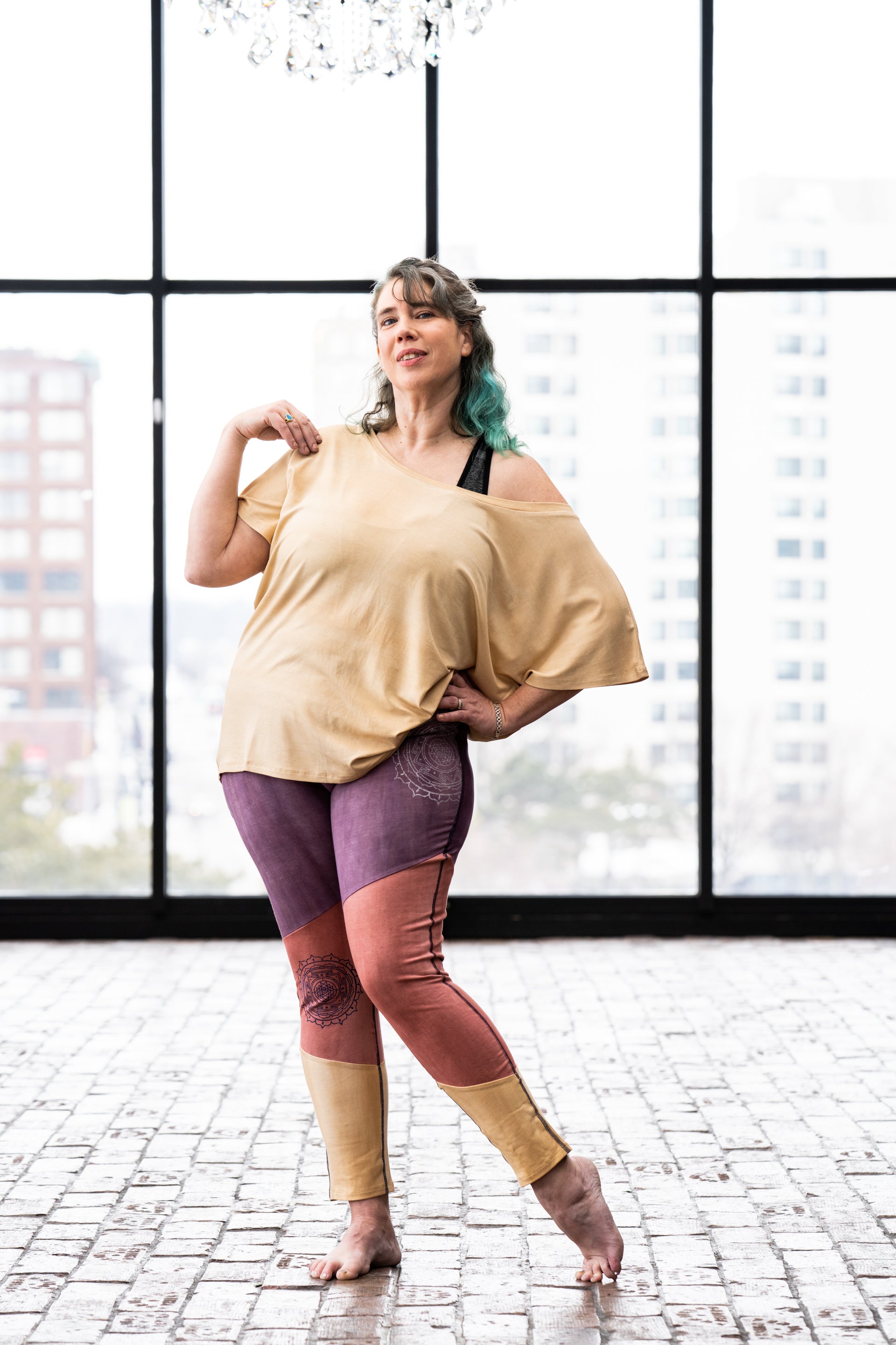 Meditation Tee in Flax