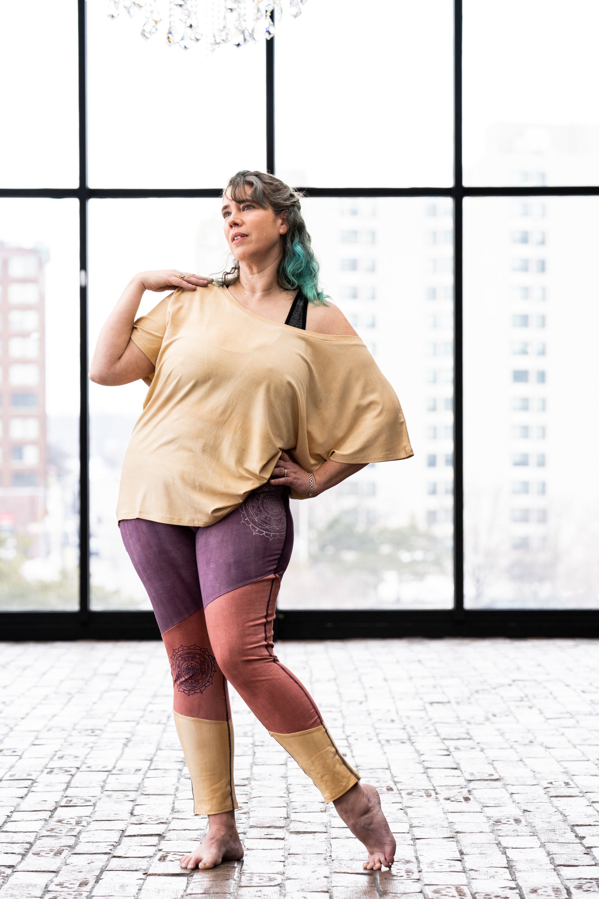 Meditation Tee in Flax