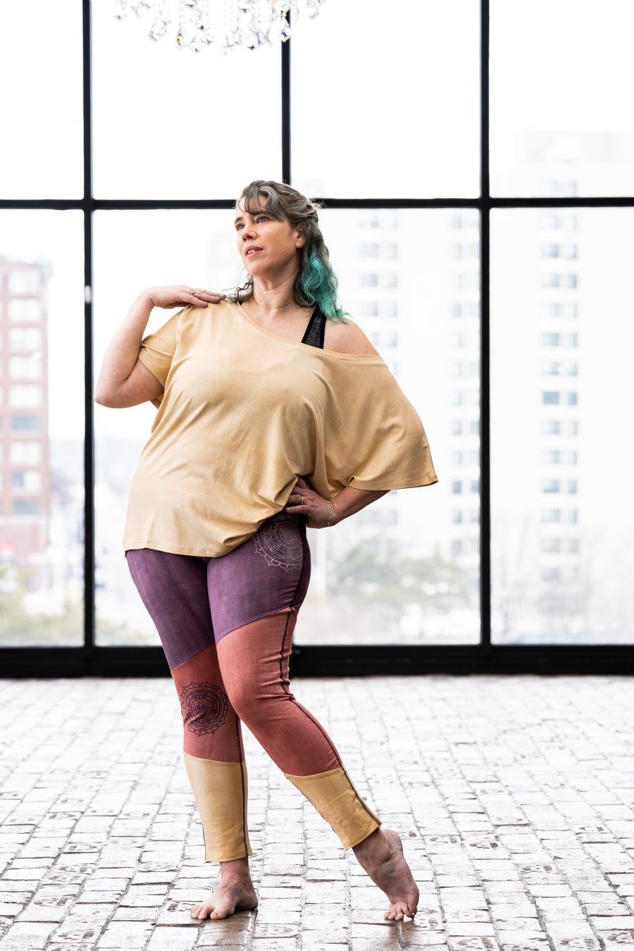 Meditation Tee in Flax