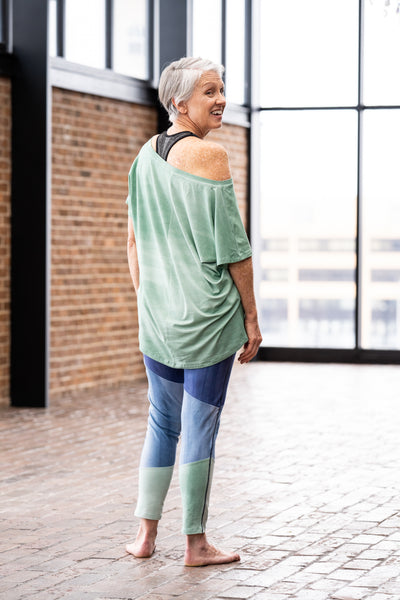 Meditation Tee in Sage