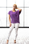 Meditation Tee in Thistle