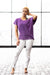 Meditation Tee in Thistle