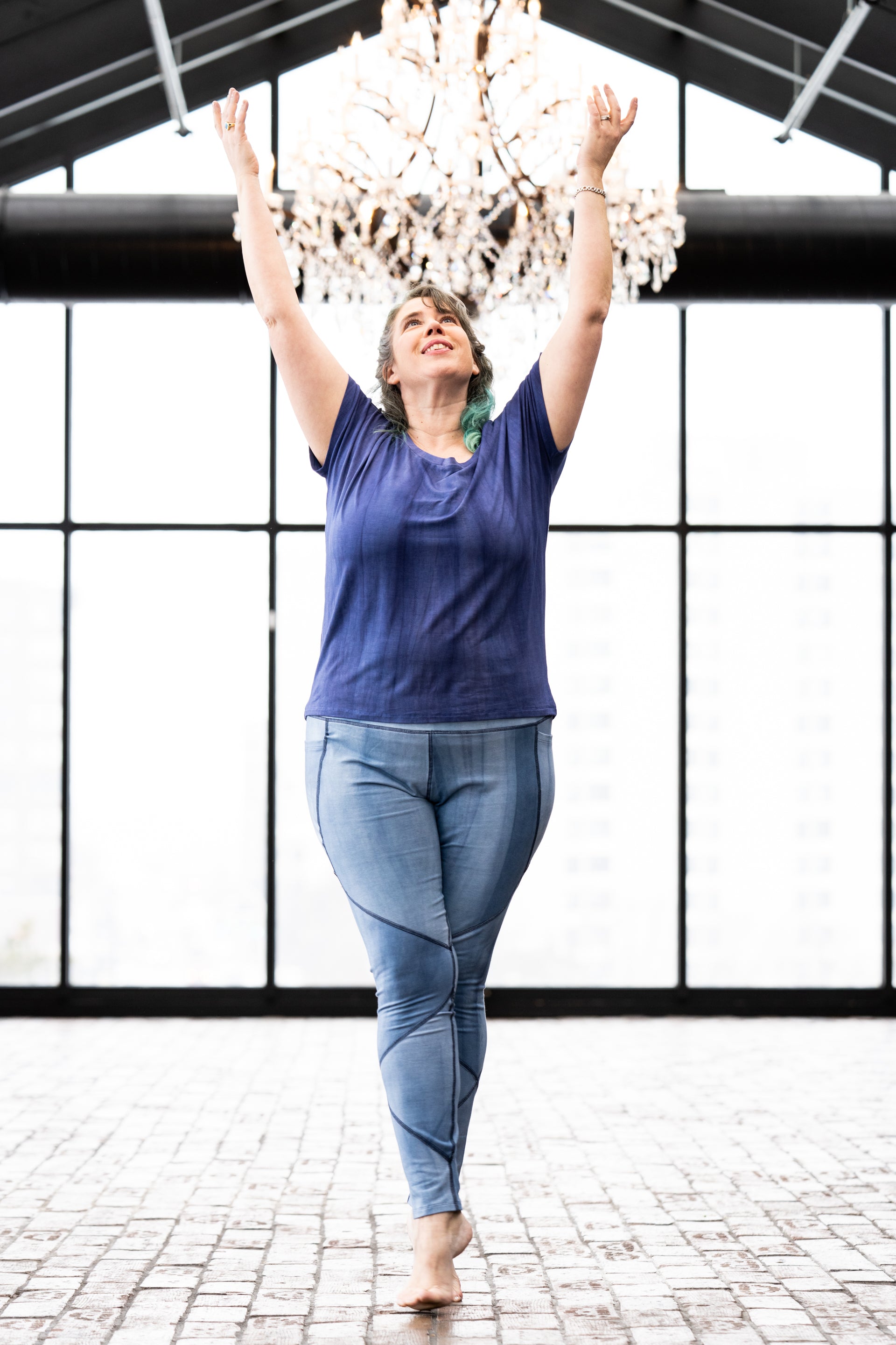 Inscape legging in Breeze