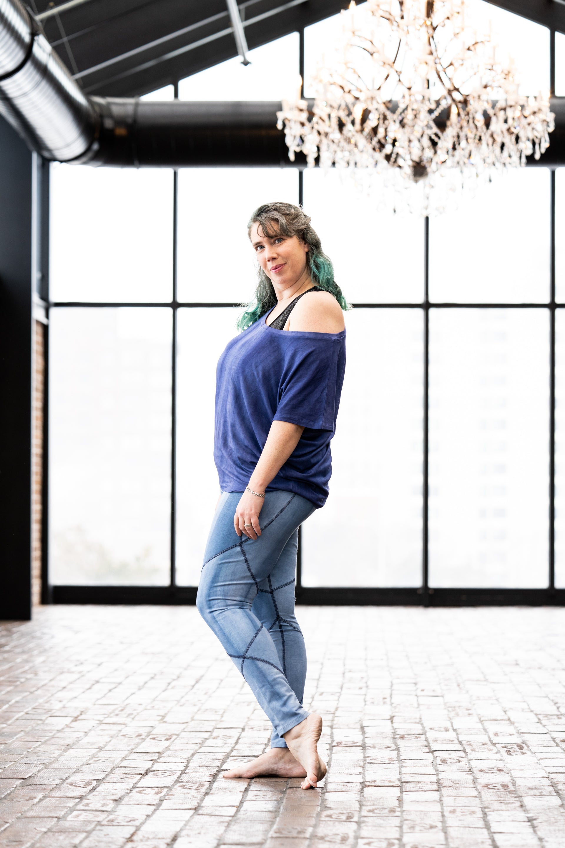 Inscape legging in Breeze